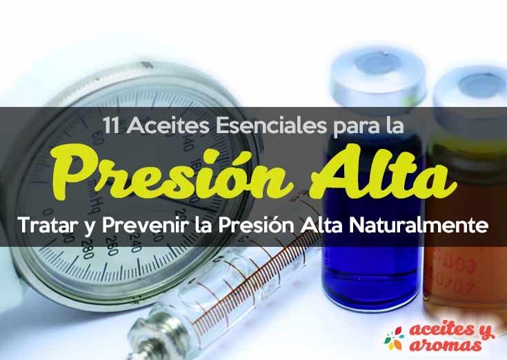 Aceites esenciales para la presión arterial alta